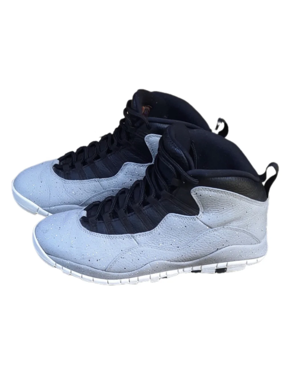 Nike Air Jordan 10 Retro Men Size 11 310805-062 Light Smoke Grey Cement Shoes